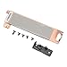 M.2 2280 SSD Heatsink Hard Drive Cover, Aluminium Alloy Nvme M.2 NGFF SSD Heatsink Caddy with Bracket for Dell Latitude 5400 5401 5404 5410 5411
