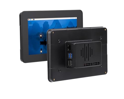 7inch DSI LCD 1280x720 Pixels, Only Compatible with Raspberry Pi 5, Capacitive Touch Display IPS Panel, 10-Point Touch, Optical Bonding Toughened Glass Panel, with Black Case