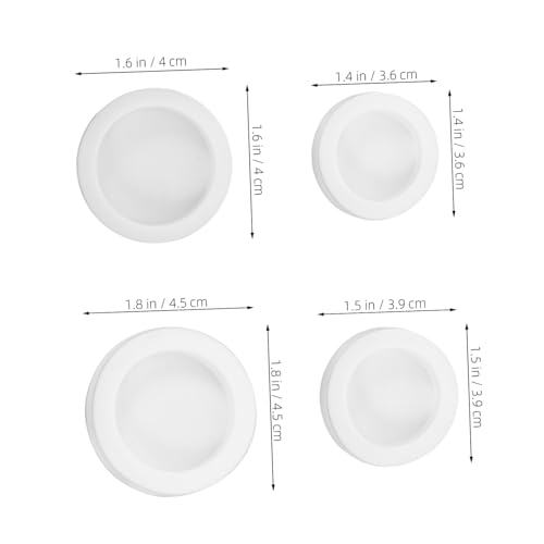 Couvercle de tirelire silicone DOITOOL lot de 50 bouchons de remplacement ronds