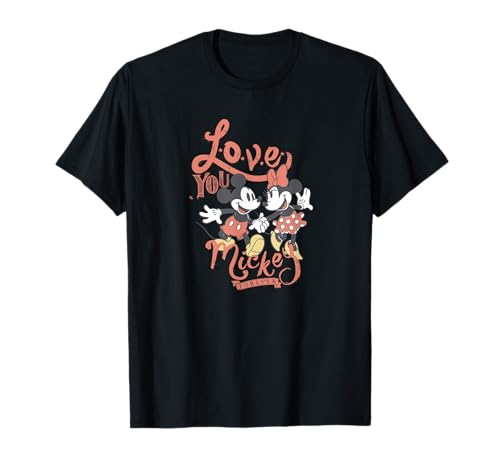 T-shirt Minnie Mouse Love You Mickey Forever pour fêter l'amour éternel