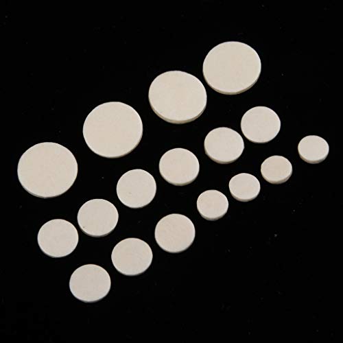 image for Baosity 17pcs Eb Clarinet Pads Kit Set for Woodwind Replacement Parts