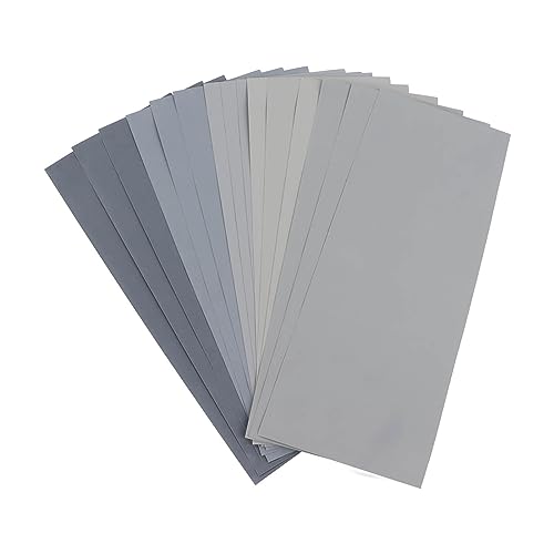 Phefop 15 Stück Sandpapierset Schleifpapier Sortiment