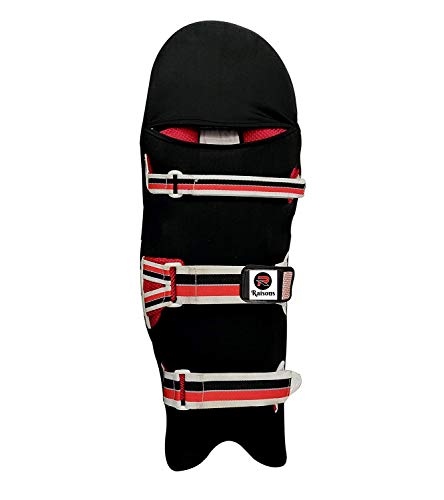 Image of Cricket Leg Guard Pad Skin - Cover / Outer Skin (1 Pair Black )
