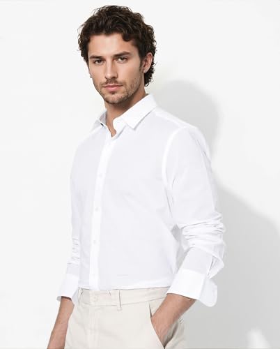 Image of Rare Rabbit Regular fit Plain Shirt