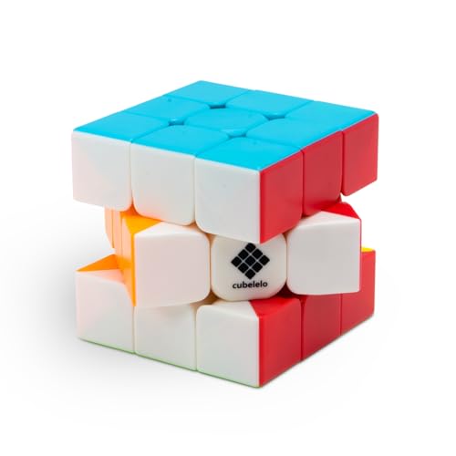 Cubelelo Drift Warrior 3x3 Stickerless Cube | Beginner Speedcube for Kids & Adults | Magic Speedy Stress Buster Brainstorming Puzzle (Multicolor) | Durable and Smooth Cube with Anti-Pop Design (Image - 2)