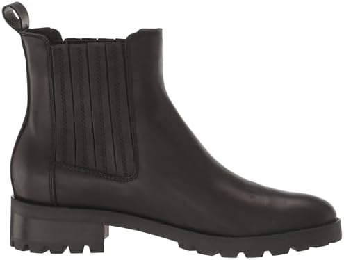 Dolce Vita Women's FRAYA Fashion Boot, Black Leather H2O, 8.5 | Image 5