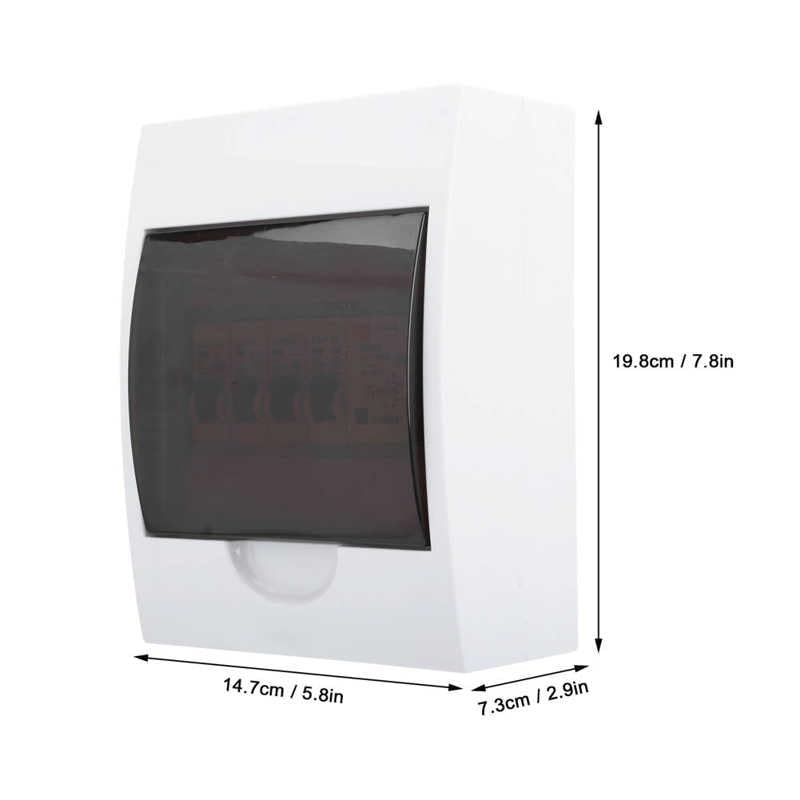 Caja Electrica,Caja Distribucion Electrica Caja de 3 vías for unidad consumo fuente alimentación 63A 30mA RCD+3MCB(6A+16A+32A) 230/400V