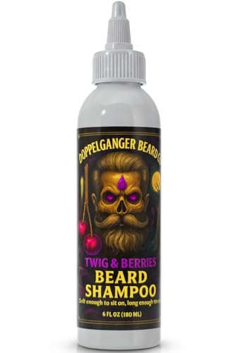 Image of Beard Shampoo - Beard Wash That Actually Softens and Conditions, Dandruff & Itch Control, One Bottle Lasts 3-4 Months, Sulfate Free & Paraben Free, Aloe & Apple Cider Vinegar (Twig & Berries)