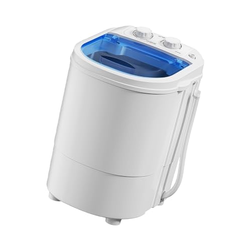 Hkfgdjdl Lavadora grande portátil con cubo de secadora para ropa, zapatos, lavadoras pequeñas, lavadora automática de calcetines y ropa interior