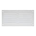 200x100mm blanca Rejilla de ventilación anti-insectos, entrada-salida de aire / mr2010