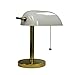 Ore International KT-188WH Bankers Lamp, 12.5-Inch Height, White