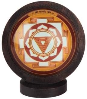 Kali Devi Wooden Desktop Yantra/Kali Devi Yantra Blessed & Energized