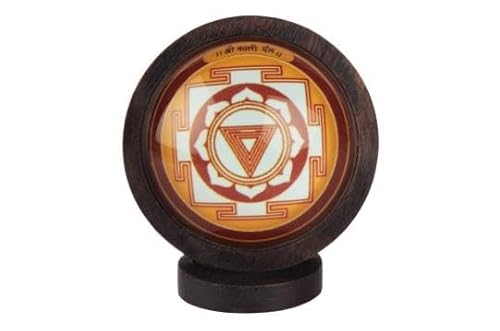 Ganesha Arts Kali Devi - Escritorio de madera Yantra/Kali Devi Yantra Blessed & Energized