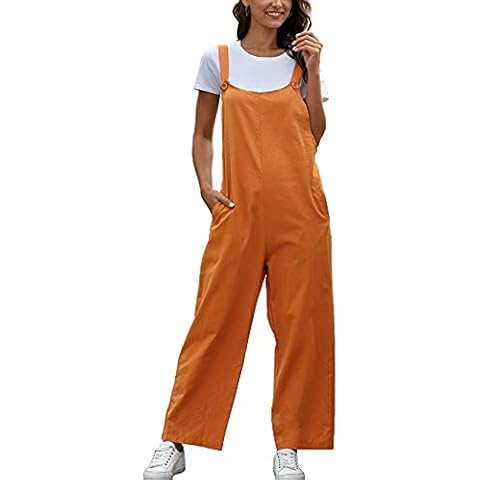 Salopette AIEOE Femme Coton Orange Cover
