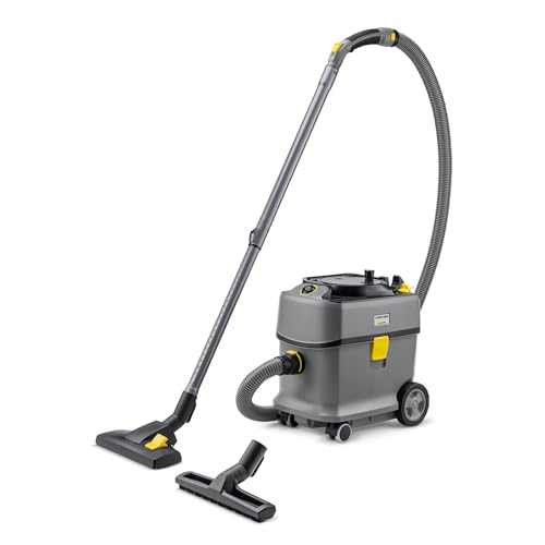 Kärcher T 15/1 ADV Aspiradora en seco 18 kPa Potencia nominal 585W Contenedor 15L Manguera de succión 2m con boquilla para suelo, lechadas, parquet y bolsa de tapicería