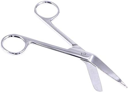 Craft Scissors Stainless Steel Bandage Scissors 14cm Nursing Scissors for Medical Home Use Scissors