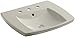 KOHLER K-2381-8-G9 Kelston Self-Rimming Bathroom Sink with 8" Centers, Sandbar