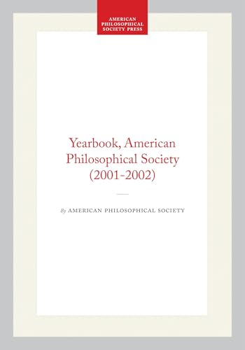 Yearbook, American Philosophical Society (2001-2002)