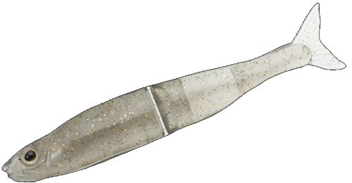 GAN CRAFT(ガンクラフト) ルアー シェイプス5.3 #09 ナチュラルスモーク/ゴールドラメ