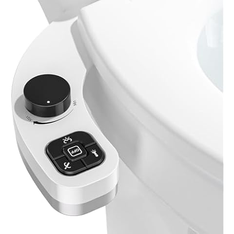 PIKETS Non-Electric Bidet Attachment with Dual Nozzle Cover