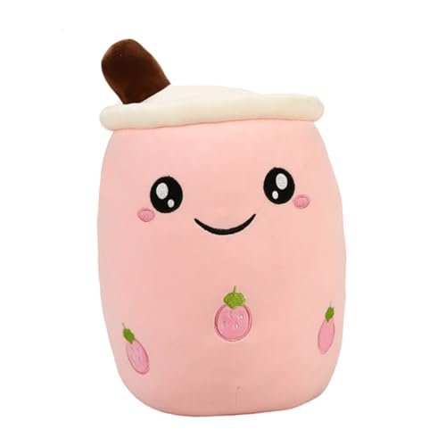 NUOLUX ミルクティー抱き枕 ふわふわ綿入り かわいいバブルティークッション お部屋飾り ちゃん おもちゃ 多用途リラックス抱枕