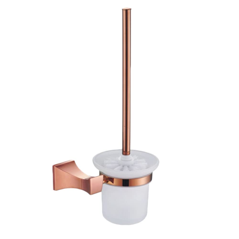 Porte-Savon Or Rose de Luxe et Accessoires de Bain Carrés en Acier