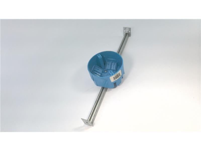 Carlon B620K 4" Round Ceiling/Fixture Box with Bar Hanger, Non-Metallic