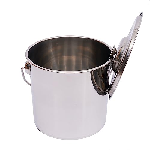 12L Suppentopf Induktions Gastronomie Kochtopf aus 201 Edelstahl, Gulaschkessel, Kochtopf, für Gasherd Mit Deckel und Tragegriff, Geeignet für alle Herdarten 26x26x24.5CM 12L Suppentopf Induktions Gastronomie Kochtopf aus 201 Edelstahl, Gulaschkessel, Kochtopf, für Gasherd Mit Deckel und Tragegriff, Geeignet für alle Herdarten 26x26x24.5CM