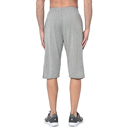 Image of Men's Regular Fit Cotton Three by Fourth, 3 /4th, Man Capri, Capris, Three Quarter, Capri for Men, Printed, Sports Running, Three Quarte, Casual Lounge Short, Nightwear Sleep Shorts, Pack of 2