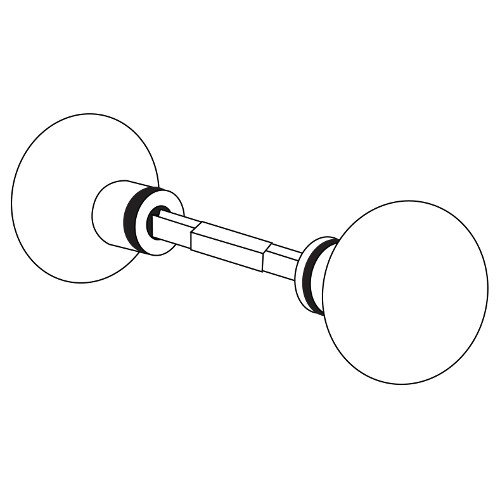 Pro-Lok Knob Set- Brass w/Spindle (Brass Finish)