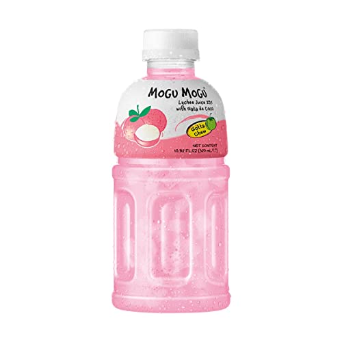 MOGU MOGU Real Fruit Juice with Nata De Coco 320ml | Random Flavours Selected (24 Case (Any Random))