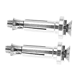 HORIALENCE 2 Stück Motorrad Schraube Motorrad Halterung Schraube Zubehör für Motorrad-Handschutz Motorrad-Reparaturbedarf Motorradteile Zubehör für Dirtbikes Aluminium Silber