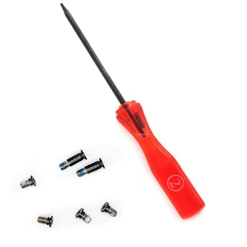 Pardarsey Replacement 6pcs/Set Bottom case Screws + 1pcs 5 Point Pentalobe Screwdriver for MacBook Pro Retina 16” A2141 MVVJ2LL/A MVVK2LL/A EMC 3347 2019 Year (Gray)