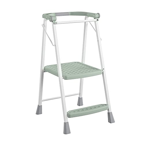 COSCO 2-Step Kitchen Stepper™ Adult Folding Step Stool, Kids Folding (Steel/Resin)