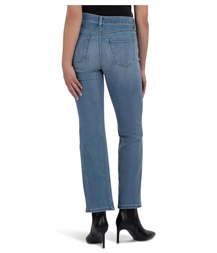 KUT from the Kloth Women's Kelsey High Rise Fab Ab Ankle Flare Regular Hem3