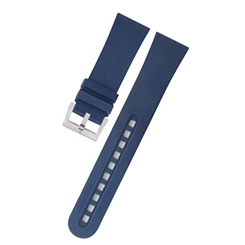 Bande de montre en silicone 23mm bracelet caoutchouc sport étanche pour Fifty Fathoms