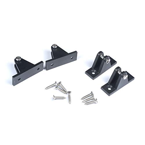 Mx Bimini Top Deck Hinge, Flat Mount Boating Equipment With Screws(4Pcs) #TOP5