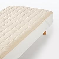 Amazon｜無印良品 木の実から作ったカポック混二重ガーゼ 敷パッド／S