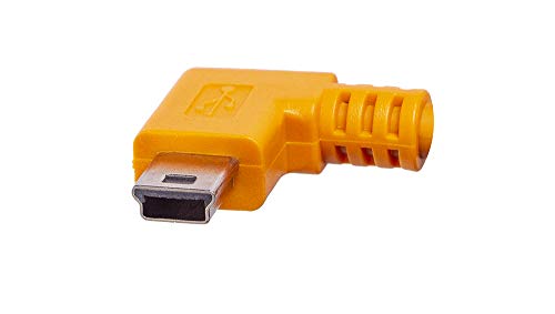Tether Tools USB 2.0 to Mini-B 5-Pin Adapter Pigtail 50cm Brand, Black/White - Image 4