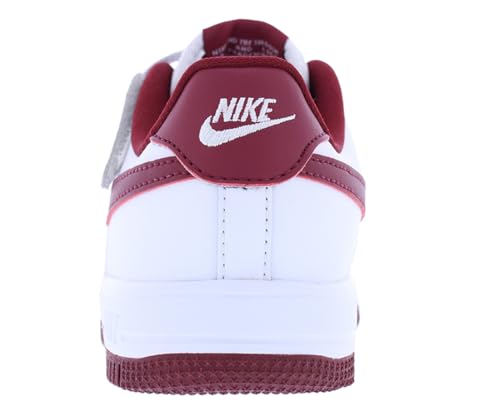 Nike Force 1 Low EasyOn Little Kids' Shoes (FN0237-105, White/Team Red)4