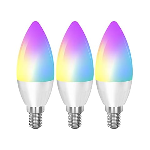 CMARS LED Smart Light Candelabra E12 Bulb 3 Pack Cover