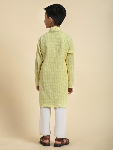 Image of Pro-Ethic Style Developer Boys Cotton Kurta Pajama For Kid's Ethnic Wear | Cotton Kurta Pajama (S-227)