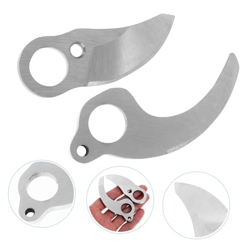 BESPORTBLE 1 Pair Replacement Pruning Shear Electric Shear Accessories for Garden -Resistant Steel Pruning Shears Cutting Parts - Image 3