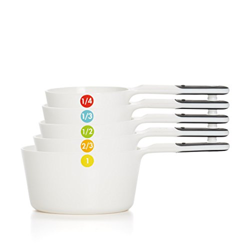 Comparison: Best Dry Measuring Cups 9 OXO Good Grips 6-Piece Plastic Measuring Cups- White