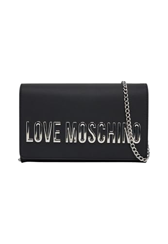 Sac Love Moschino Noir Galv.Nikel de la journée de travail aux soirées de gala