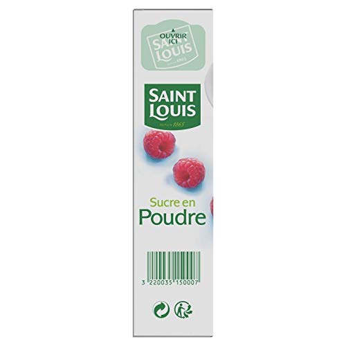 SAINT LOUIS - Sucre En Poudre Classique À Bec Verseur 1Kg - ( Lot De 4 )