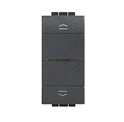 BTICINO Commutateur de volet roulant WiFi Livinglight L4027C, commande intelligente, contrôle intelligent volets roulants à distance avec application Home+Control, Alexa, Google Home, Apple Home