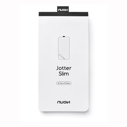 Image of Jotter Slim Notepad | 180 x 90mm - 60 Sheets | 100 GSM Dotted Grip Tear-off Pages | Ideal for Daily Appointments, Reminders, Office & Home Use