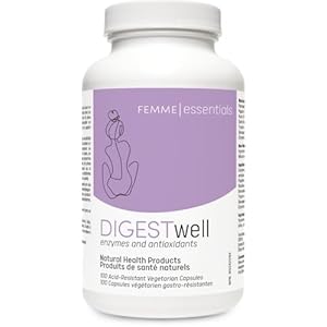 Digest Well – Full Spectrum Digestive Enzymes & Antioxidants – Acid-Resistant Capsules for Bloating & Gas – Dairy, Gluten & Soy Free – 100 Caps
