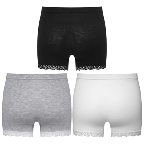 JEYPINMI Toddler Girls Assorted Boyshort 3 Packs Comfort Panties Briefs Hipster Underpants for 2-14Years2